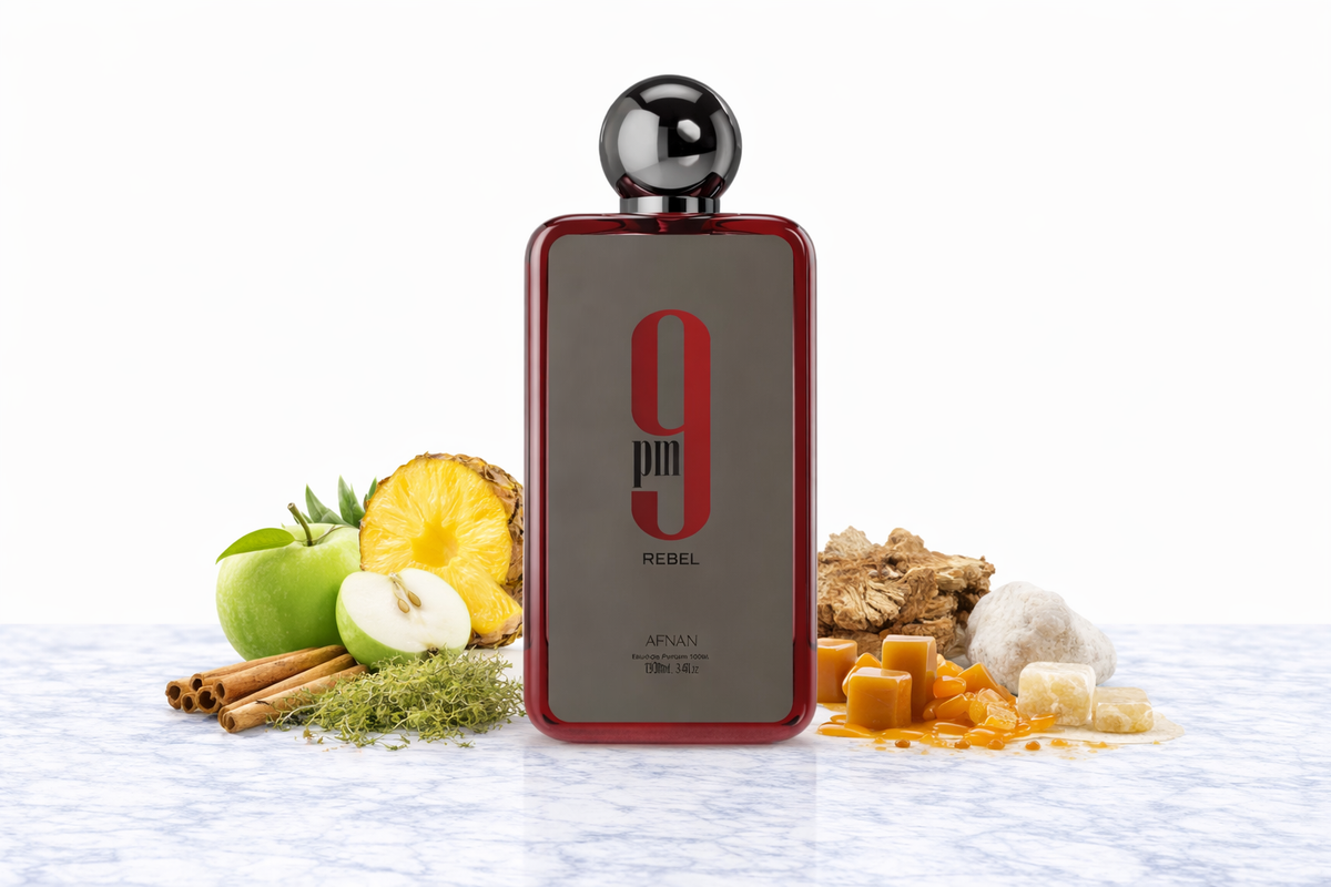 Perfume 9PM Rebel Afnan 100ml – Afrutado, Dulce y Moderno | Hombre