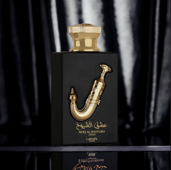 Lattafa Perfume Ishq Al Shuyukh Gold EDP para Hombres 100 ml Fragancia Masculina de Alta Calidad