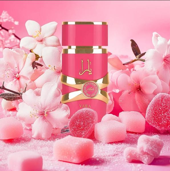 Lattafa Perfume Yara Candy EDP para Mujeres 100 ml Fragancia Dulce y Atractiva para Mujeres