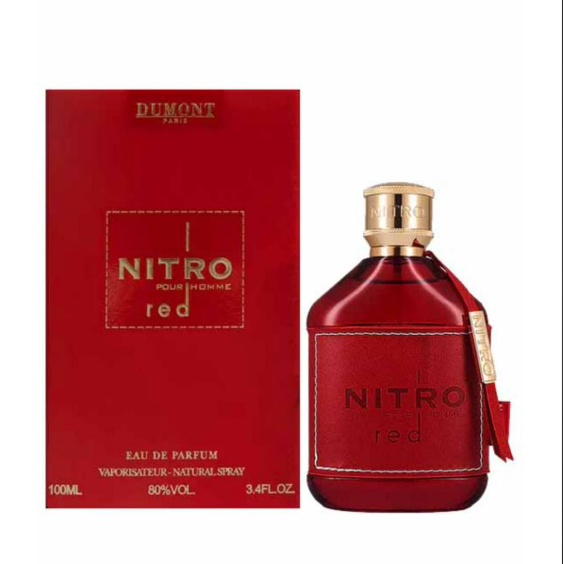 Dumont Perfume Nitro Red EDP para Hombres 100 ml Fragancia Masculina de Alta Calidad