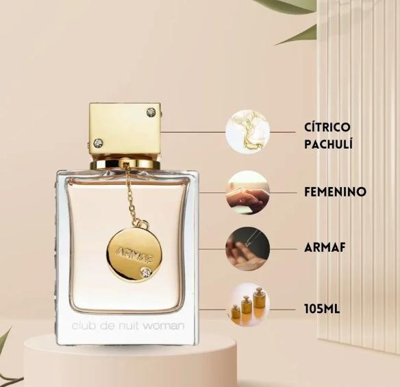 Armaf Perfume Club de Nuit Woman EDP para Mujeres de 105 ml Elegante y Aromático