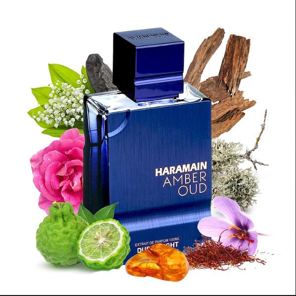 Perfume Amber Oud Dubai Night Extrait de Parfum para hombres de 100 ml de Al Haramain