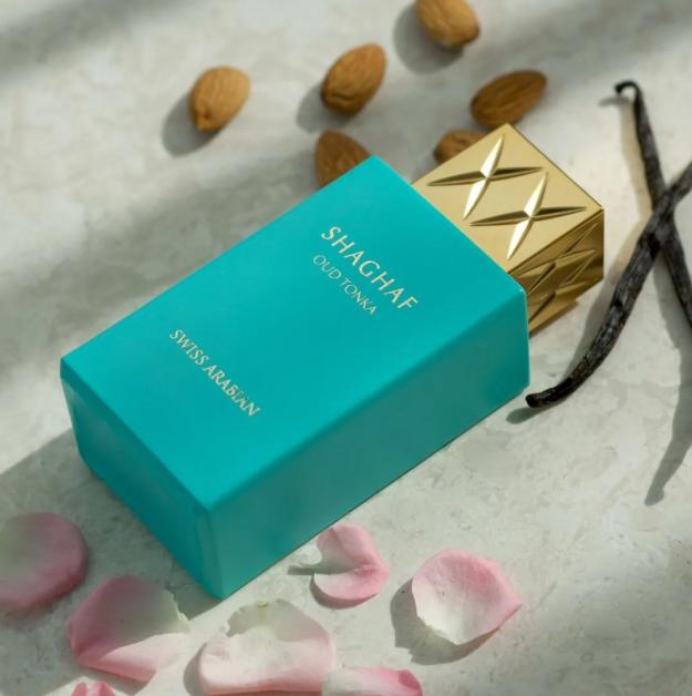 Swiss Arabian Perfume Shaghaf Oud Tonka EDP para Hombres y Mujeres 75 ml Fragancia Unisex de Alta Calidad