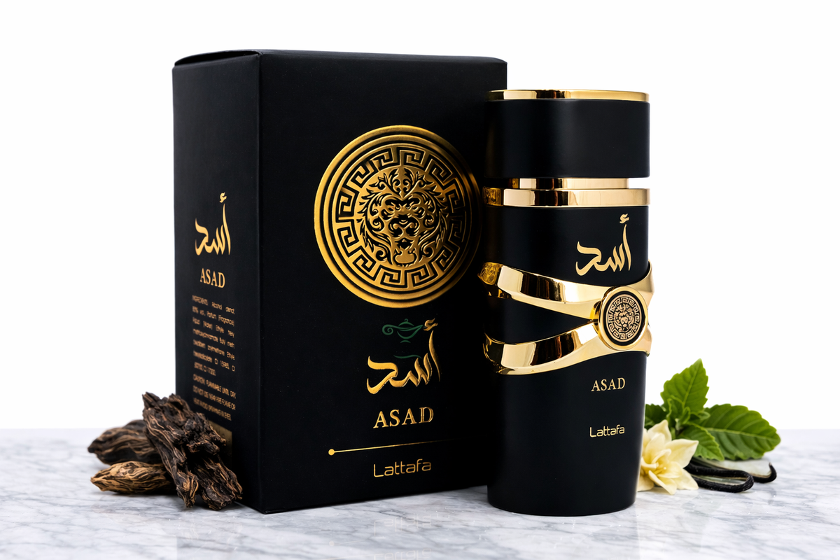 Perfume Asad Lattafa 100ml – Especiado, Dulce e Intenso | Hombre