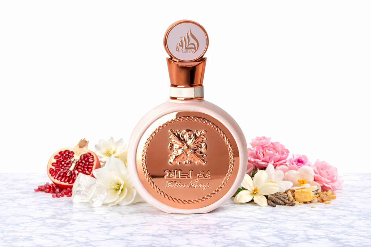 Perfume Fakhar Rose Lattafa 100ml – Floral, Afrutado y Elegante | Mujer