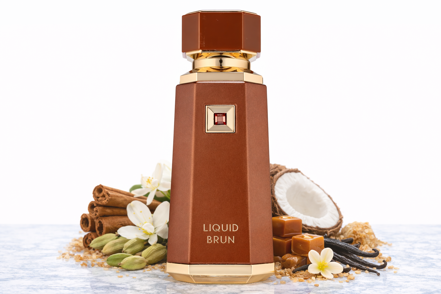 Perfume Árabe Liquid Brun 100ml – Amaderado Elegante y Duradero | Unisex
