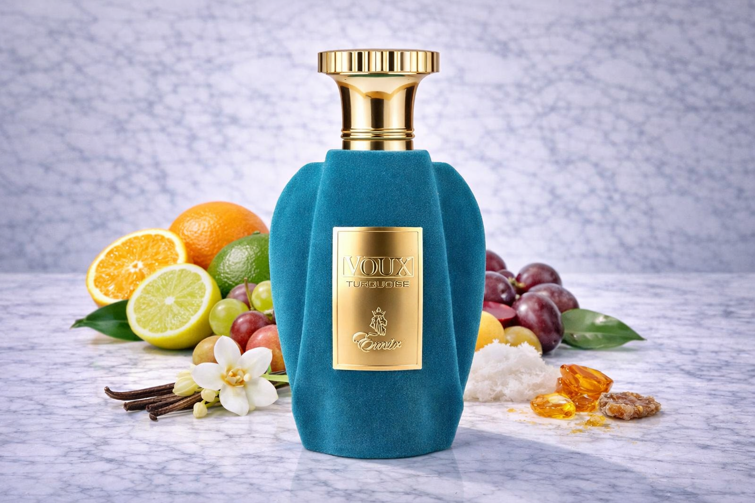 Perfume Árabe Voux Turquoise Emir 100ml – Fresco, Acuático y Limpio | Unisex