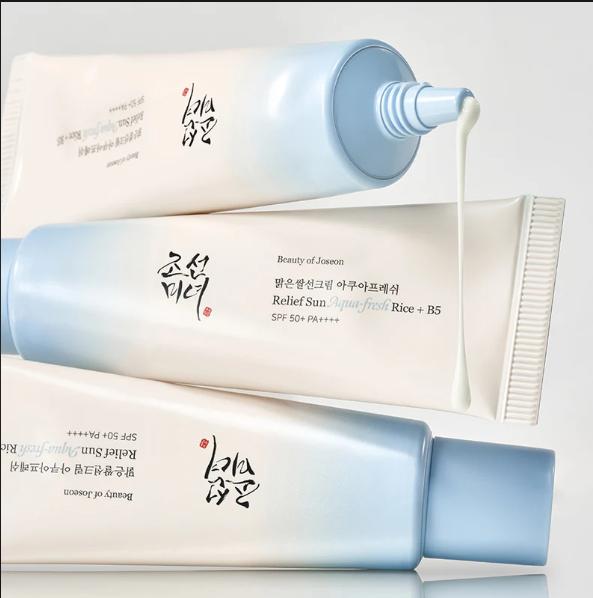Beauty of Joseon Protector Solar Orgánico con Aquan Fresh Arroz y B5 SPF 50 50 ml para Cuidado de la Piel