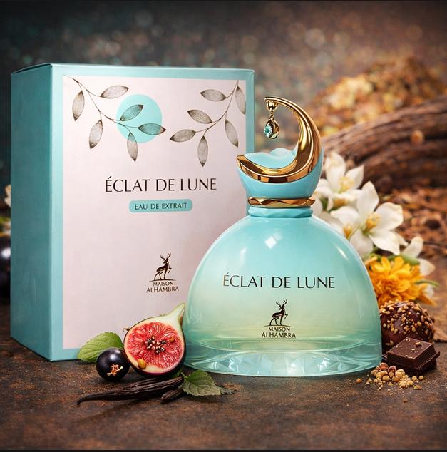 Maison Alhambra Perfume Eclat de Lune EDP para Mujeres 100 ml Fragancia Fresca y Floral para un Aroma Duradero