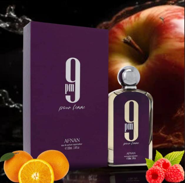 Afnan Perfume 9 PM para Mujer EDP 100 ml Fragancia Fresca y Atractiva para Mujeres