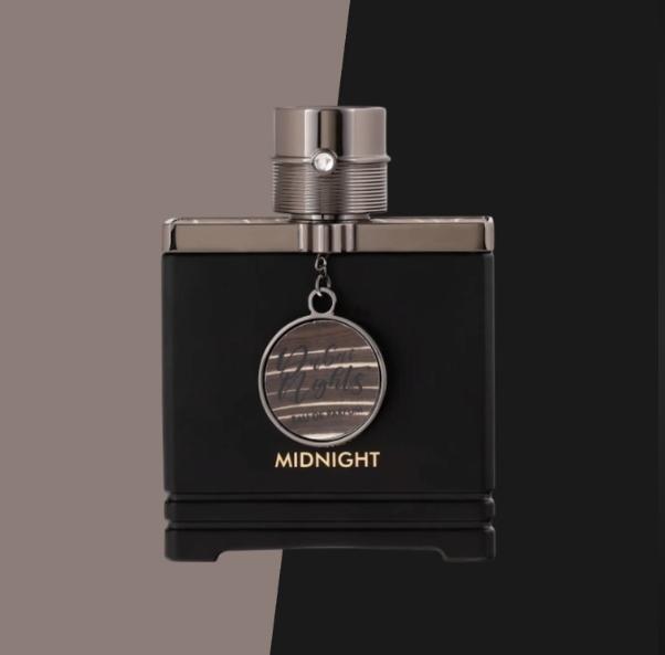 Armaf Perfume Dubai Nights Midnight EDP para Hombres de 100 ml - Fragancia Elegante y Aromática