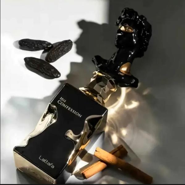 Lattafa Perfume His Confession EDP para Hombres 100 ml Fragancia Masculina de Alta Calidad