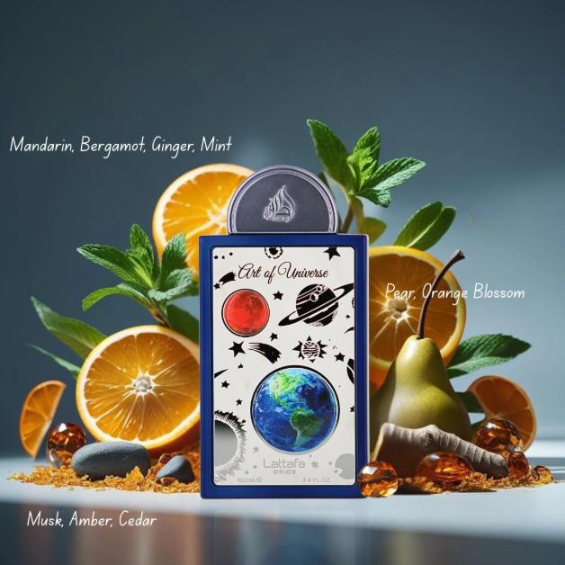 Lattafa Set de Regalo Perfume Art of Universe para Hombres con Fragancia sofisticada y versátil
