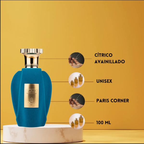 Voux Perfume Turquoise Emir EDP 100 ml para Hombres y Mujeres de Paris Corner Fragancia Unisex