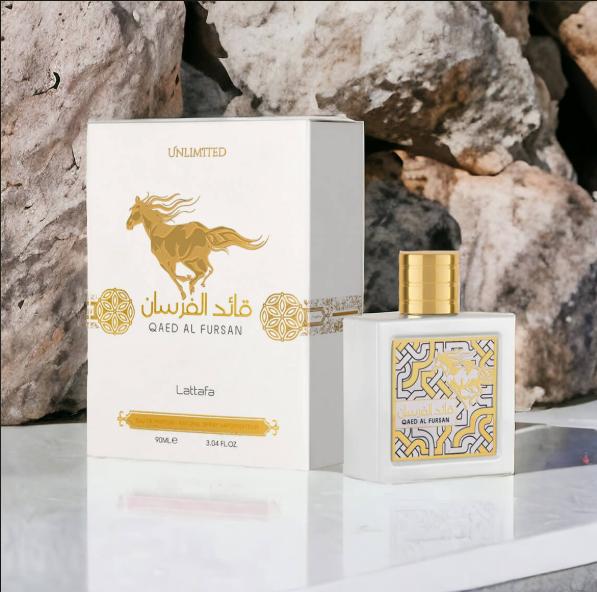 Lattafa Perfume Qaed Al Fursan Unlimited EDP para Hombres y Mujeres 90 ml Fragancia Unisex de Alta Calidad