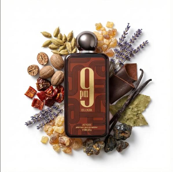 Afnan Perfume 9 PM Elixir Parfum Intense para Hombres 100 ml Fragancia Masculina de Alta Calidad