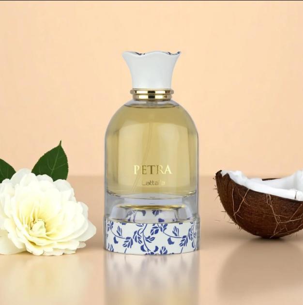 Lattafa Perfume Petra EDP para Mujeres 100 ml Fragancia Elegante y Duradera para un Aroma Exquisito