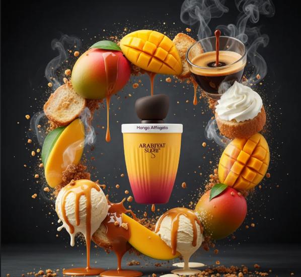 Arabiyat Perfume Mango Affogato EDP para Hombres y Mujeres 100 ml Fragancia Unisex de Arabiyat Sugar