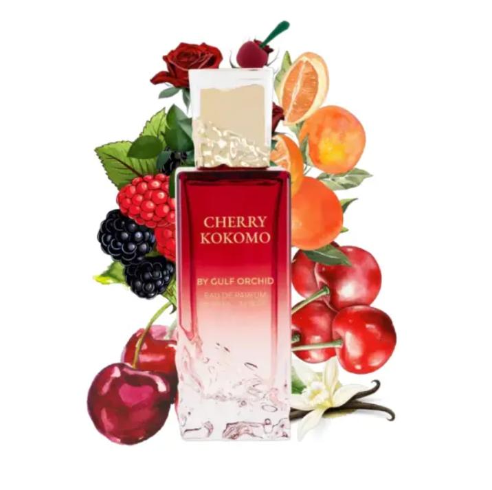 Gulf Orchid Perfume Cherry Kokomo EDP para Hombres y Mujeres 100 ml Fragancia Unisex de Calidad Superior