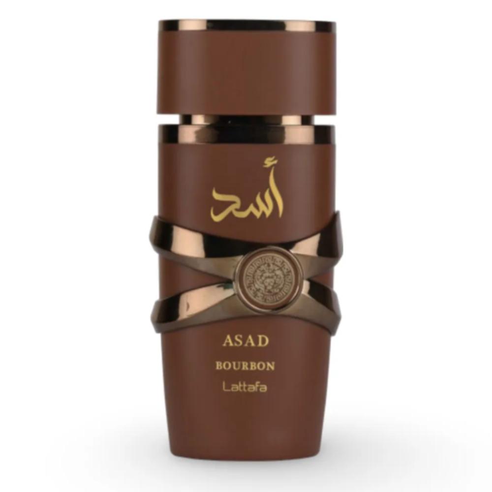 Lattafa Perfume Asad Bourbon EDP para Hombres 100 ml Fragancia Masculina de Alta Calidad