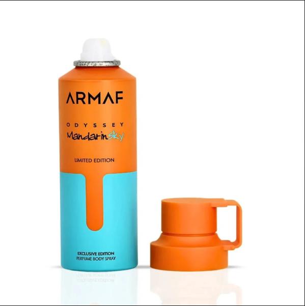 Armaf Desodorante Odyssey Mandarin Sky para Hombres 200 ml Edición Limitada Aroma Fresco y Duradero