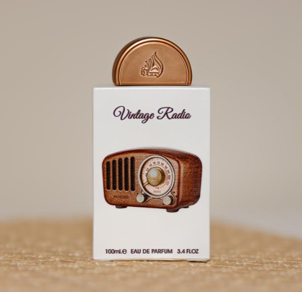 Lattafa Perfume Vintage Radio EDP para Hombres y Mujeres 100 ml Fragancia Unisex de Calidad Superior