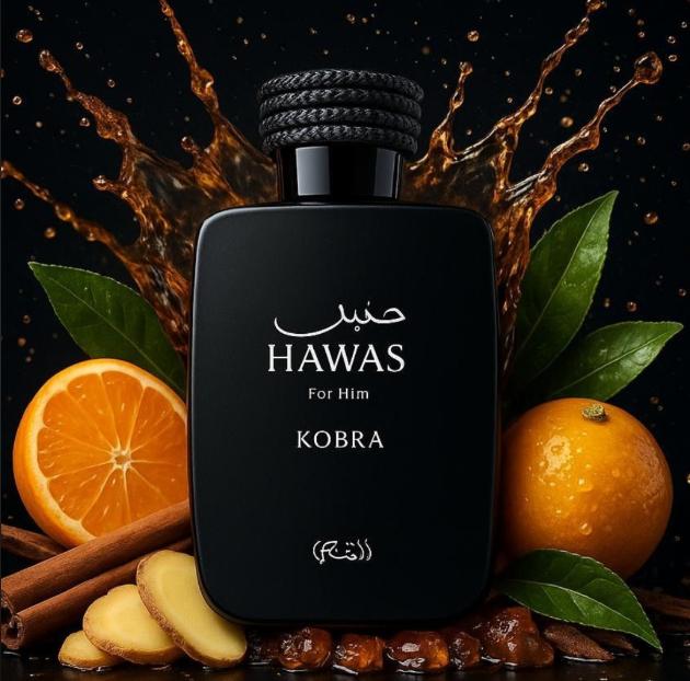 Rasasi Perfume Hawas Kobra EDP para Hombres 100 ml Fragancia Masculina de Alta Calidad