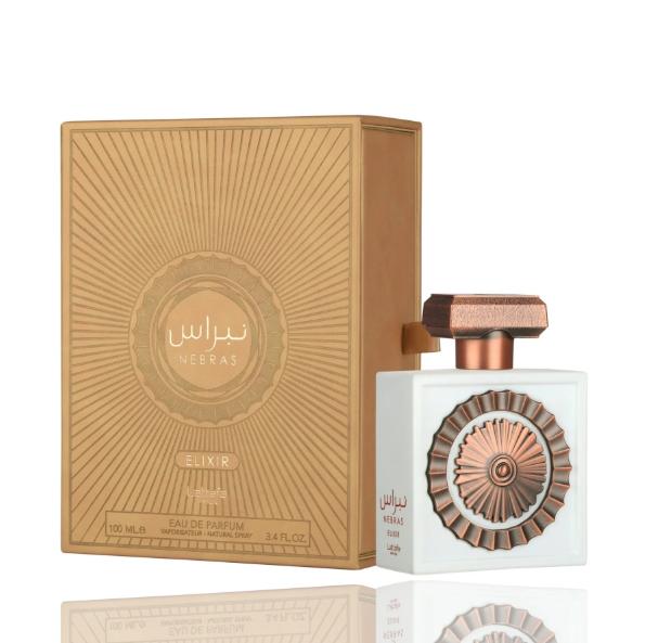 Lattafa Perfume Nebras Elixir EDP para Hombres y Mujeres 100 ml Fragancia Unisex de Alta Calidad