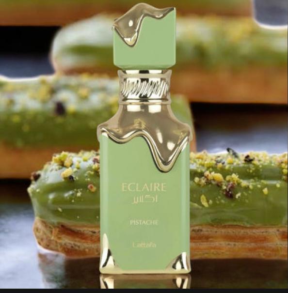 Lattafa Perfume Eclaire Pistache EDP para Hombres y Mujeres 100 ml Fragancia Unisex de Alta Calidad