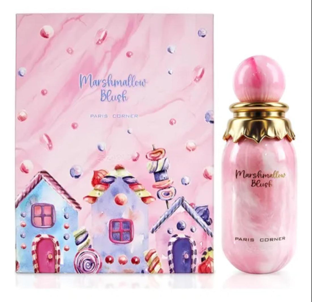 Paris Corner Perfume Marshmallow Blush EDP para Mujeres 100 ml Fragancia Dulce y Romántica