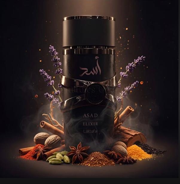 Lattafa Perfume Asad Elixir EDP para Hombres 100 ml Fragancia Masculina de Alta Calidad