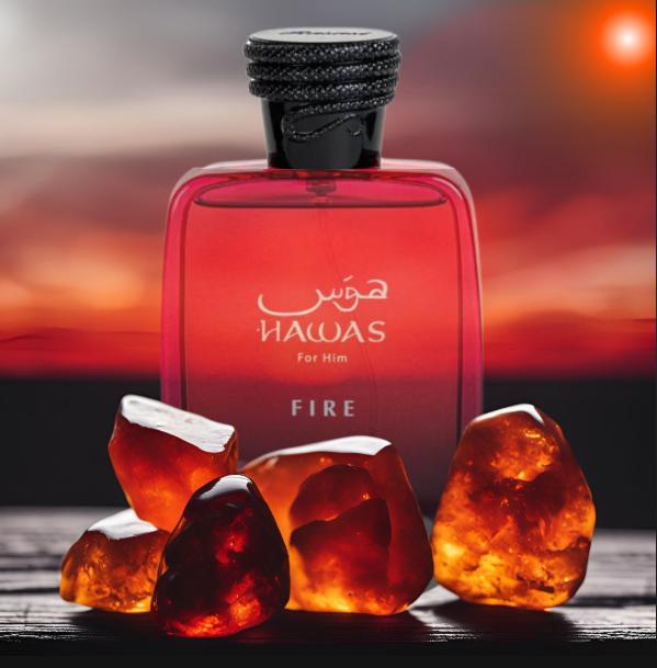 Rasasi Perfume Hawas for Him Fire EDP para hombres de 100 ml Fragancia Masculina de Alta Calidad
