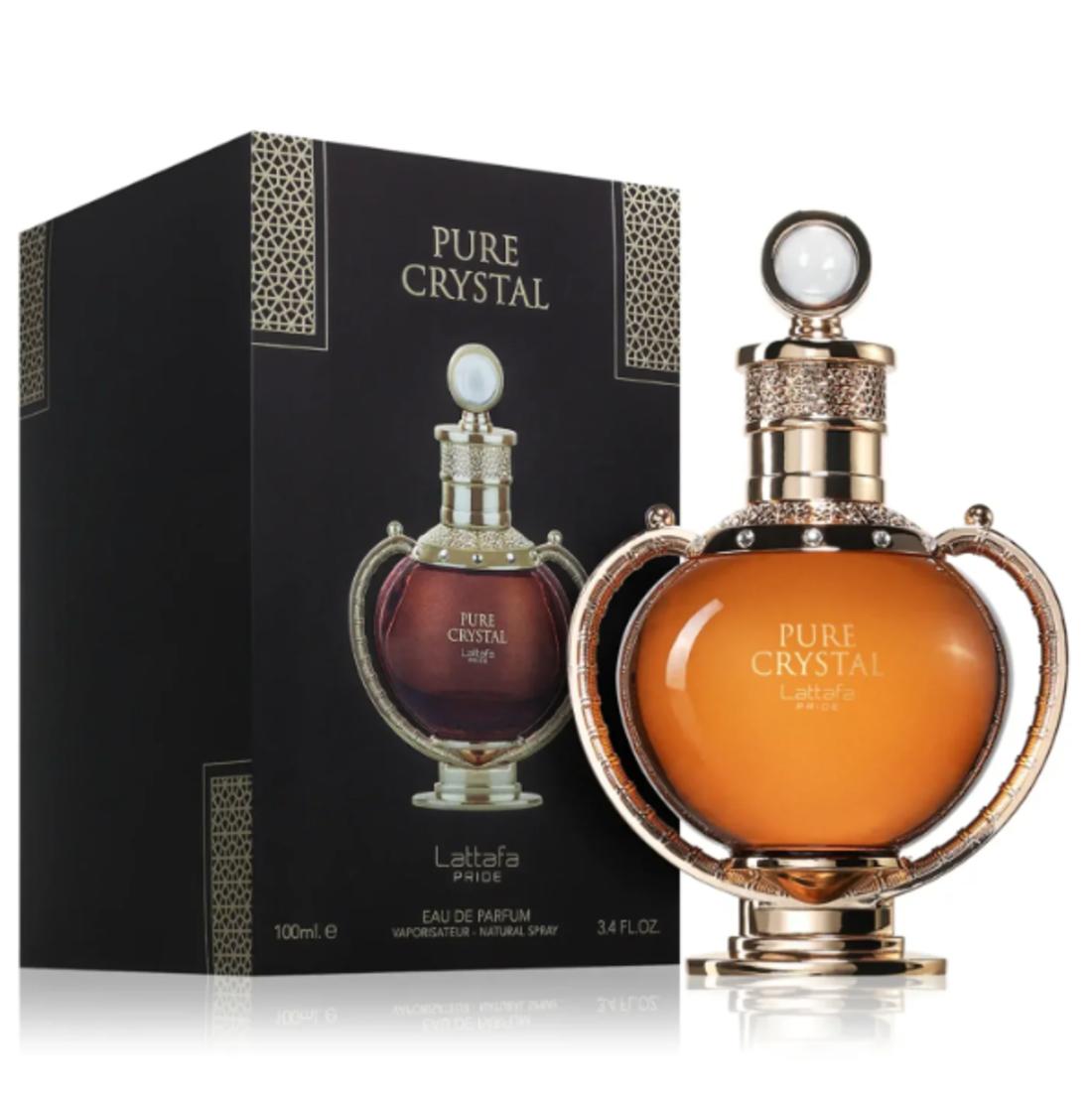 Lattafa Perfume Pure Crystal EDP para Hombres y Mujeres 100 ml Fragancia Unisex de Alta Calidad