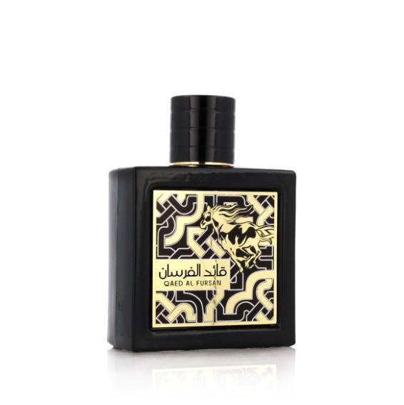 Lattafa QAED AL FURSAN Eau de Parfum 90 ML para Hombre Perfume Exclusivo con Diseño Árabe y Aroma Distintivo