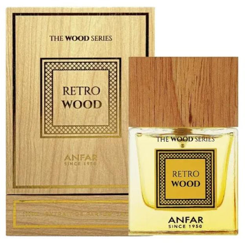 Anfar Perfume Retro Wood ExDP para Hombres y Mujeres 100 ml Serie The Wood Aroma Clásico y Duradero
