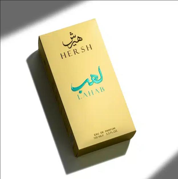 Hersh Perfume Lahab de Al Ezz Oud EDP para Hombres y Mujeres 100 ml Fragancia Unisex de Calidad Superior