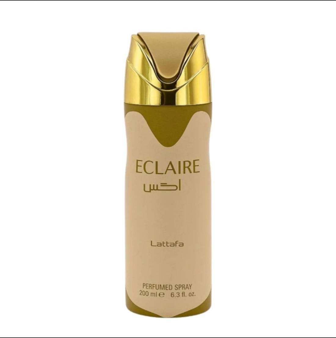 Lattafa Desodorante Eclaire para Mujeres 200 ml Perfumado Spray de Alta Calidad