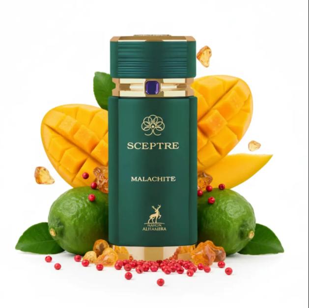 Maison Alhambra Perfume Sceptre Malachite EDP 100 ml para Hombres y Mujeres Fragancia Unisex de Alta Calidad
