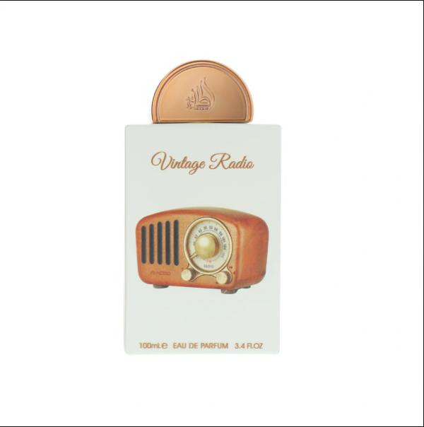 Lattafa Perfume Vintage Radio EDP para Hombres y Mujeres 100 ml Fragancia Unisex de Calidad Superior