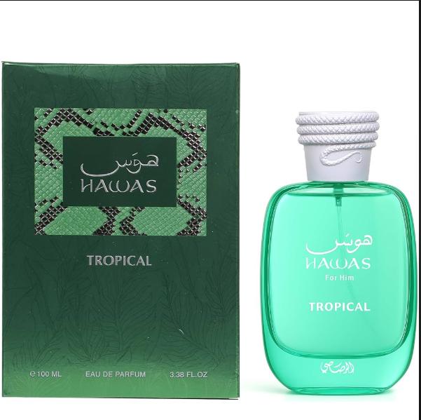 Rasasi Perfume Hawas for Him Tropical EDP para hombres de 100 ml Fragancia Masculina Tropical