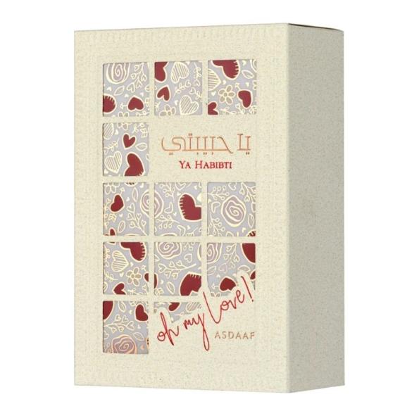Asdaaf Perfume Ya Habibti EDP para Mujeres 100 ml Fragancia Elegante y Atractiva para Regalos y Uso Diario