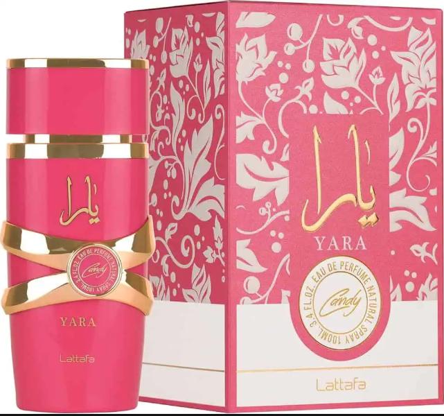 Lattafa Perfume Yara Candy EDP para Mujeres 100 ml Fragancia Dulce y Atractiva para Mujeres