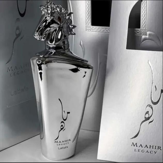 Lattafa Set de Regalo 3 Piezas Maahir Legacy para Hombres Fragancia y Cuidado Personal