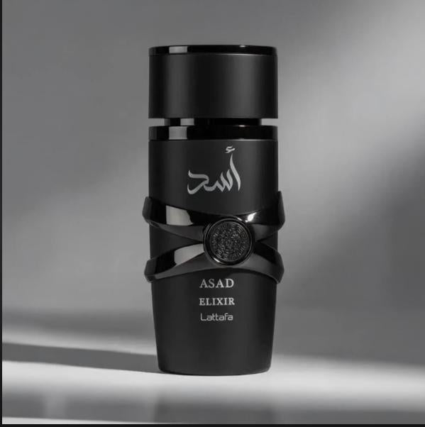 Lattafa Perfume Asad Elixir EDP para Hombres 100 ml Fragancia Masculina de Alta Calidad