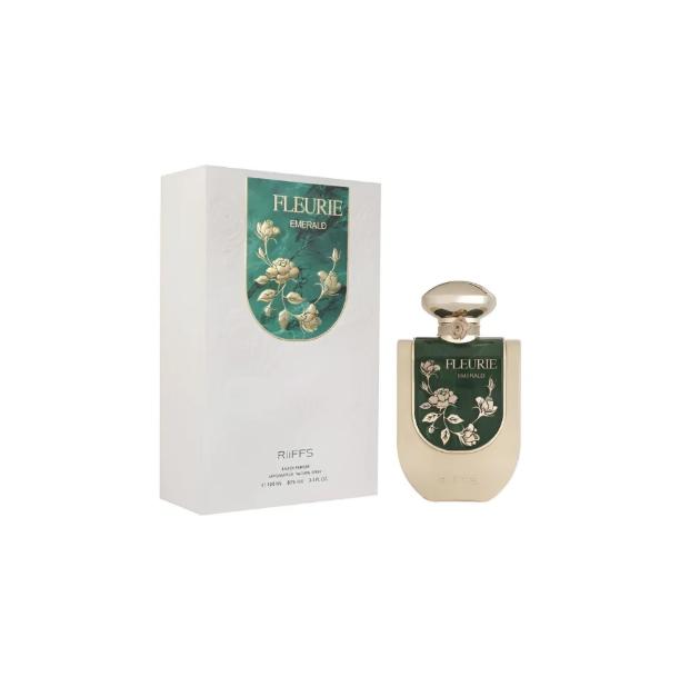 RiiFFS Perfume Fleurie Emerald EDP para Mujeres 100 ml Fragancia Floral y Fresca Ideal para Ocasiones Especiales