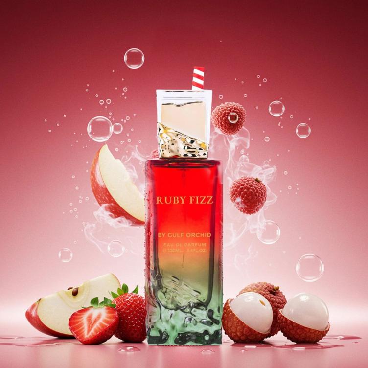 Gulf Orchid Perfume Ruby Fizz EDP para Hombres y Mujeres 100 ml Fragancia Fresca y Atractiva