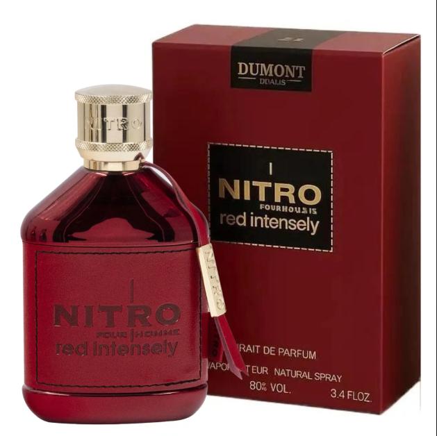 Dumont Perfume Nitro Red Intensely ExDP para Hombres 100 ml Fragancia Intensa para Hombres