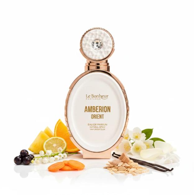 Le Bonheur Perfume Amberion Orient EDP para Mujeres 100 ml Fragancia Elegante y Aromática