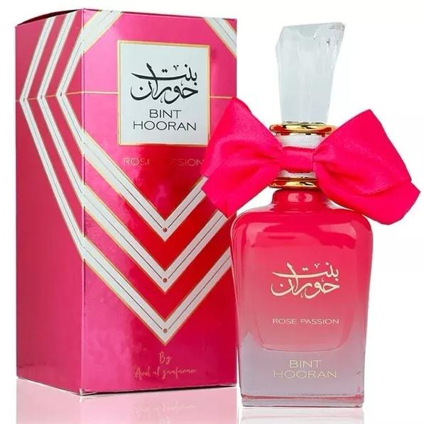 Ard Al Zaafaran Perfume Bint Hooran Rose Passion EDP para Mujeres 100 ml Fragancia Floral Romántica y Seductora