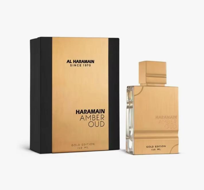 Al Haramain - Amber Oud Gold Edition Eau de Parfum 120 Ml. Perfume árabe hombre. Dulce, Cremoso y Ultra Duradero